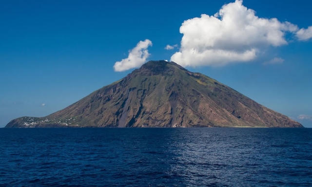  El volcán Stromboli 