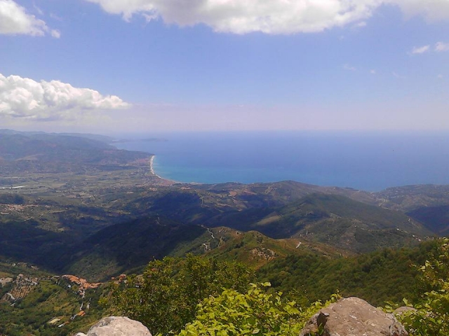 La costa desde arriba 