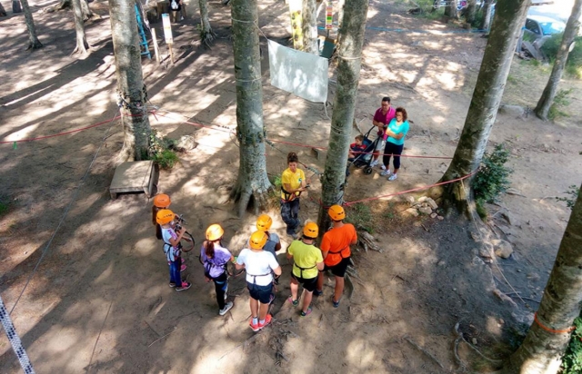  parque de aventuras en el monle Amiamarra 