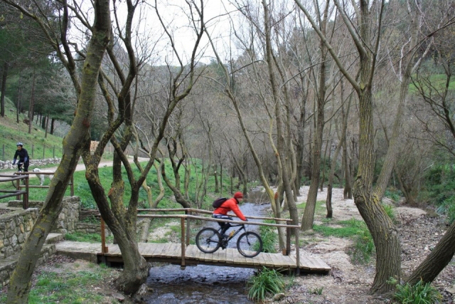 los puentes a lo largo de los arroyos