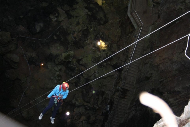 espeleología en Puglia 