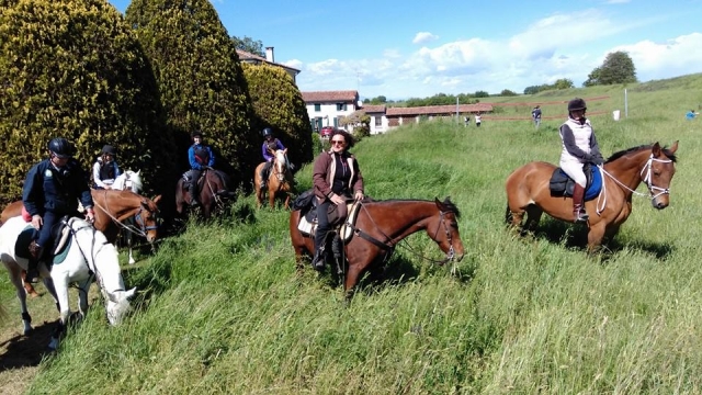  A caballo en el Parque Mincio 