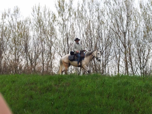 Paseo a caballo en el verde