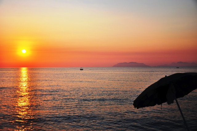  Islas Eolias vistas desde Sicilia 