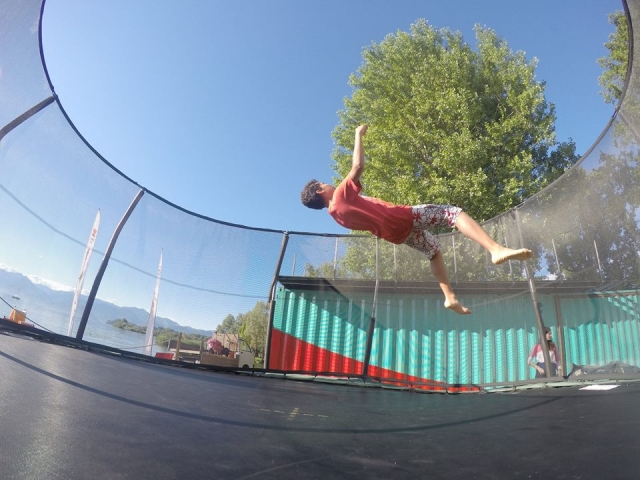  ¡Nuestro trampolín! 