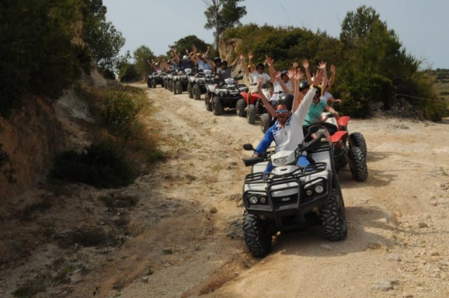 excursión en cuatrimoto 