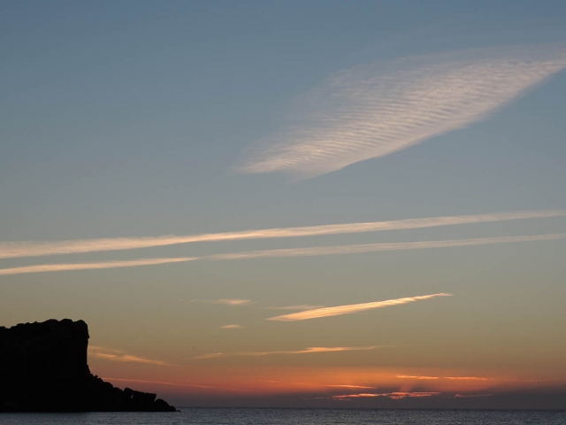  Luz del atardecer 