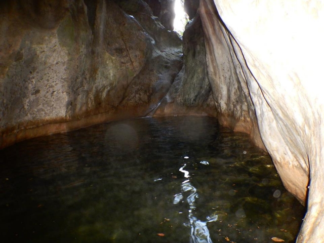  Alberca en la gruta 