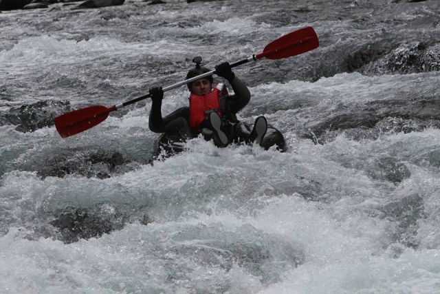 Remando en el actual