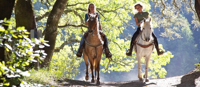  a caballo