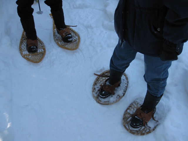  Raquetas de nieve de estilo antiguo 