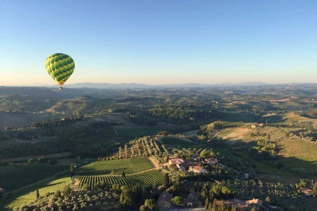  regalo inolvidable Globo aerostático Toscana 