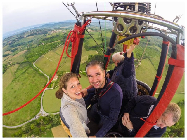  ¡Selfie en vuelo! 