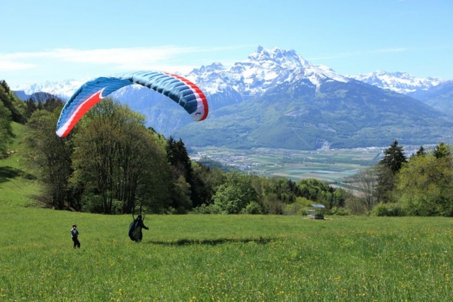  Parapenle inflado 