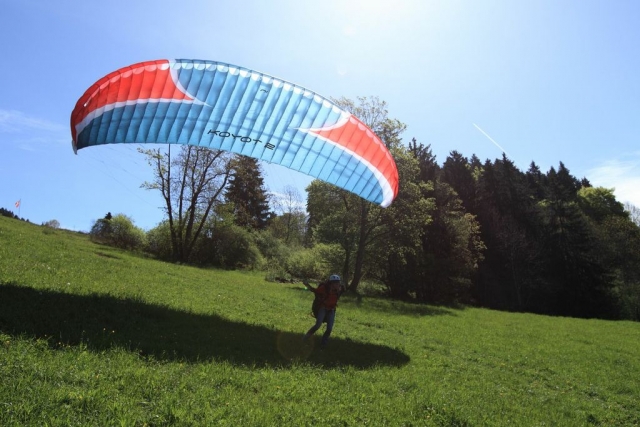  Parapenle inflado 