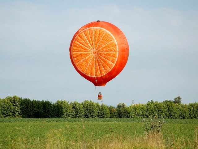  Globo naranja 
