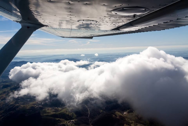  La vista de las nubes 