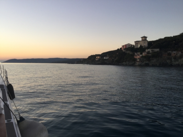  En el mar al atardecer 