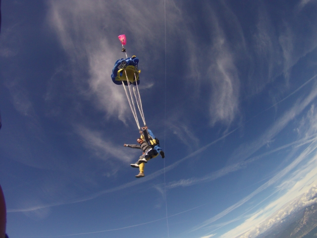  La apertura del paracaídas 