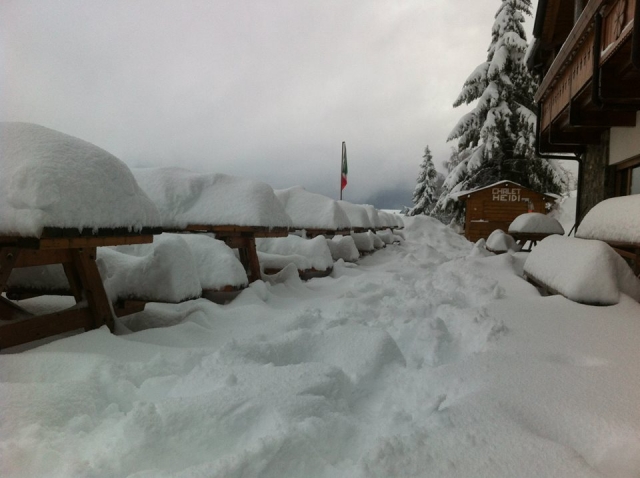 La cabaña nevada