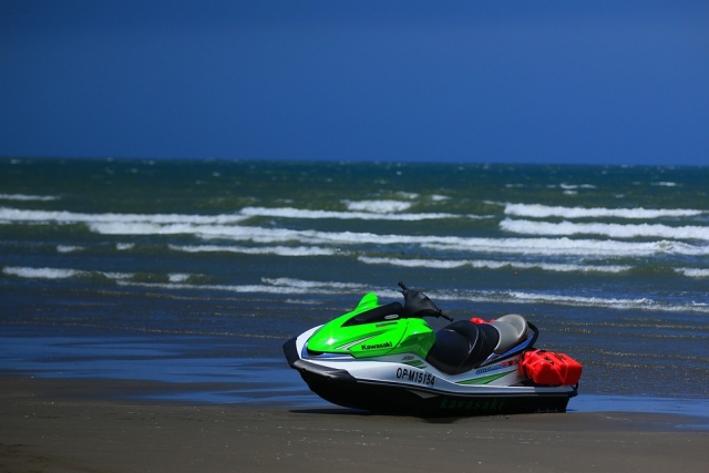 Una hermosa kawasaki 