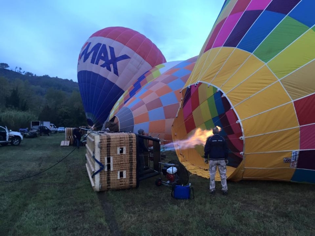 preparándose para volar 