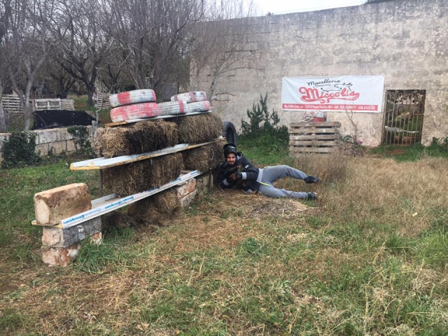  Uno de los campos de Gotcha FAS Weapons