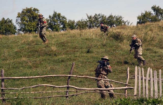  En el campo de airsoft 
