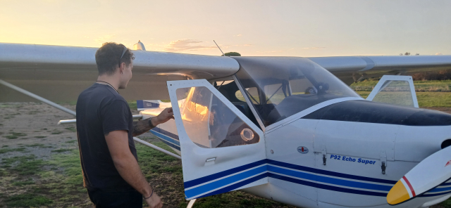 Opinión de Kiran sobre Piloto durante 1 día en avión Castelli Romani 20min