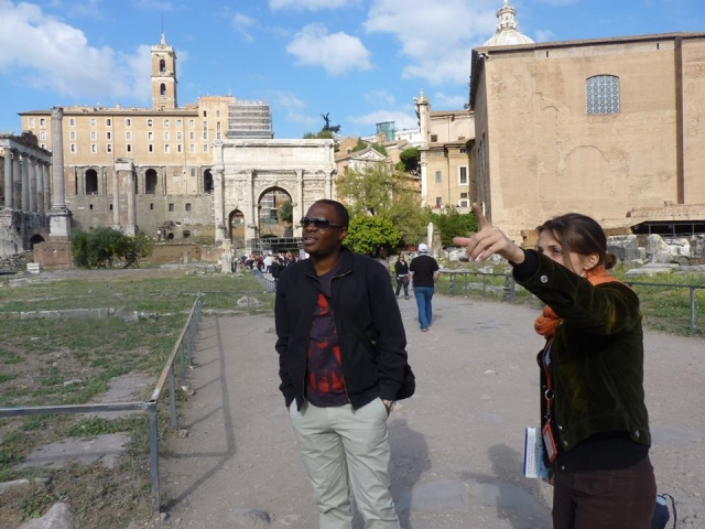  En el foro romano 