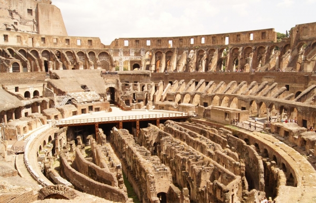  El interior del Coliseo 