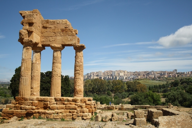  Restos arqueológicos en Agrigento 
