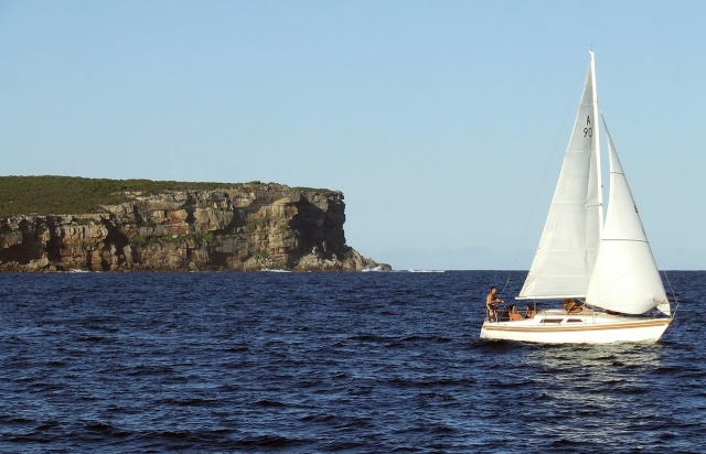  En un velero 