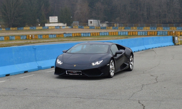  Lamborghini en la pista.