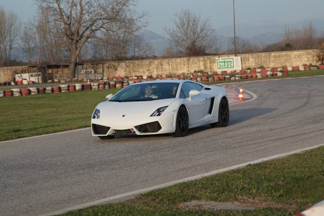  Lamborghini en la pista 
