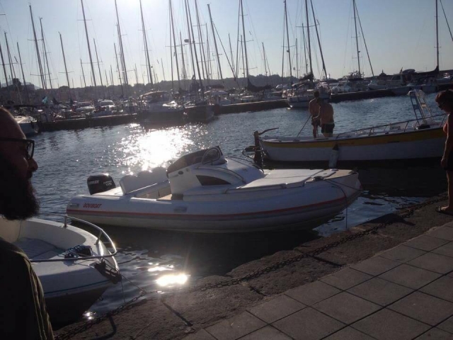 En el puerto 