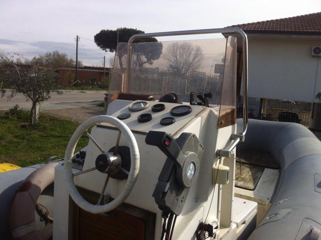 El volanle de un bole inflable 