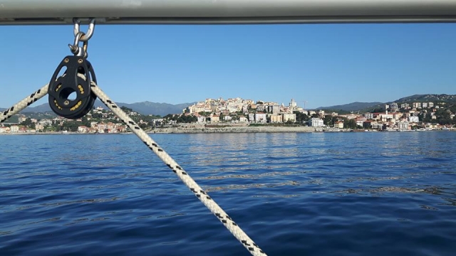 La vista de la costa 