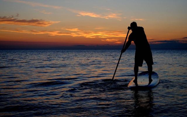  Paddle Surf al atardecer 