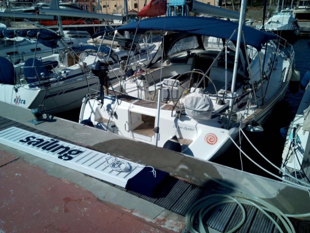 Amarrado en el puerto 