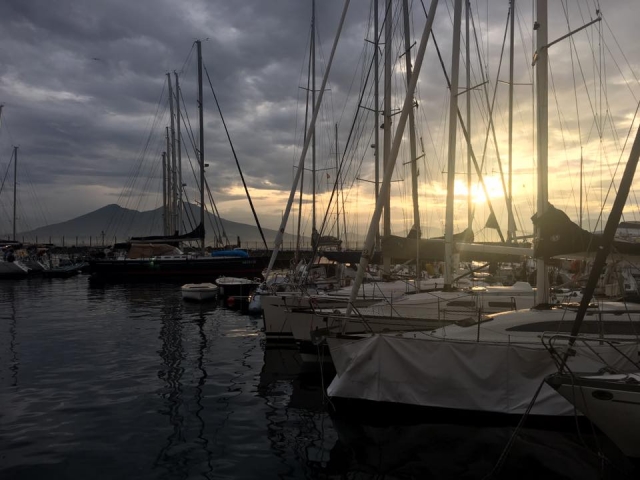  Amarre al atardecer 