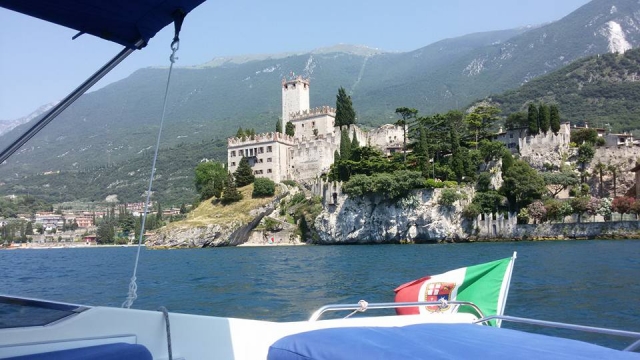  Castillo de Malcesine desde el lago 