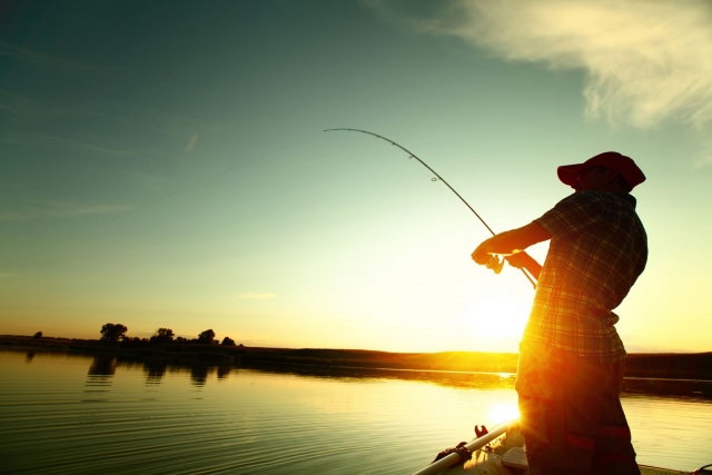  Pesca al atardecer 