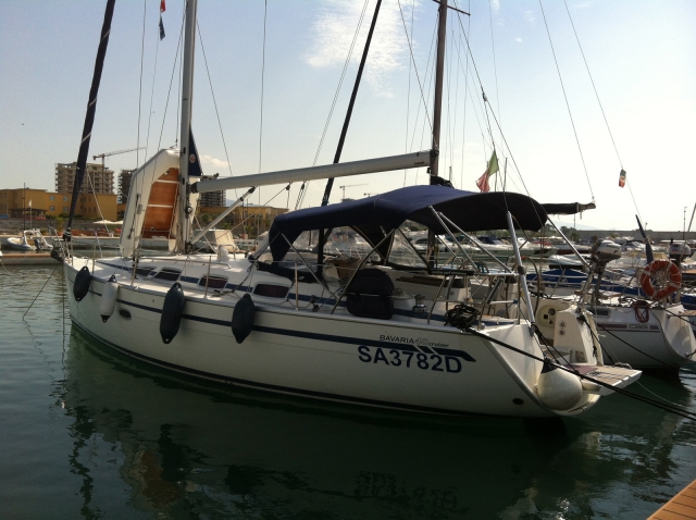 En el puerto de Salerno 