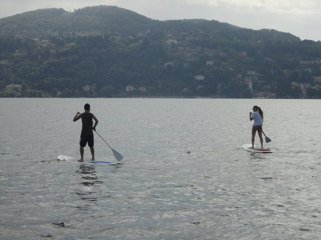  SUP en el lago Maggiore 