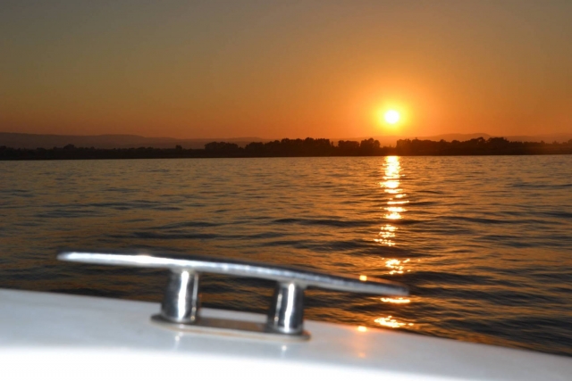  el atardecer dorado 