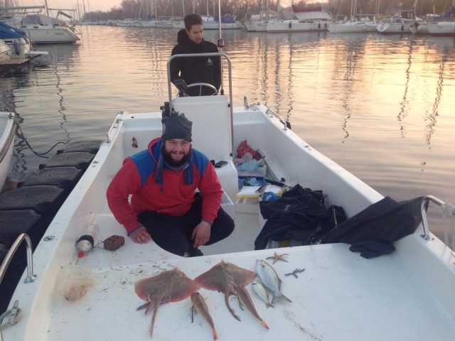 Regresando de la pesca 