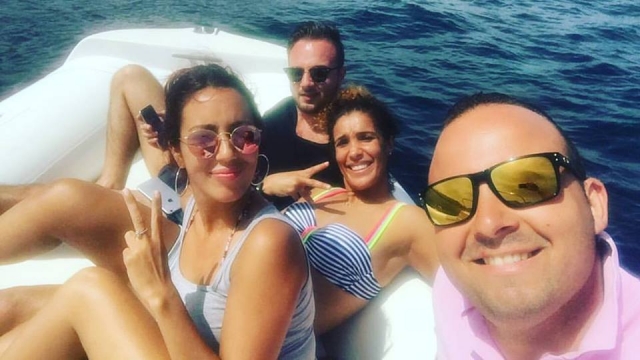  Un selfie a bordo 
