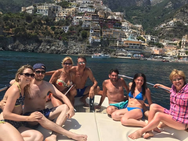  todos juntos en Positano 