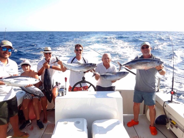 Un día rentable de pesca